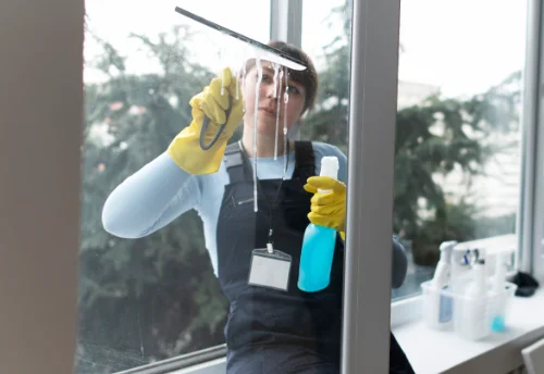 Nettoyage de vitres intérieures et extérieures à Moudeyres